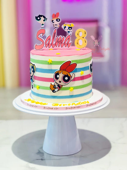 Power Puff Girls Cake