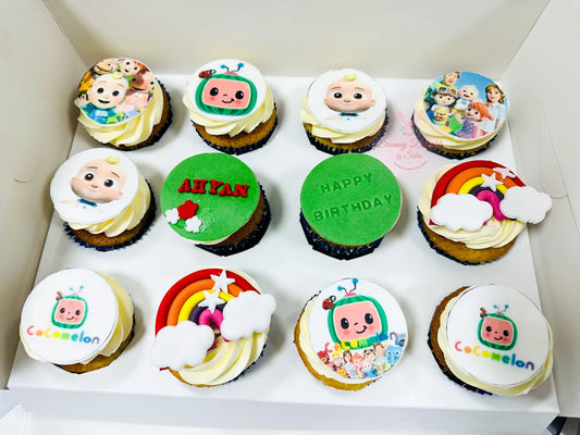 Cocomelon Cupcakes