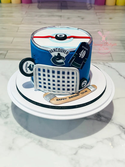 Vancouver Canucks Cake