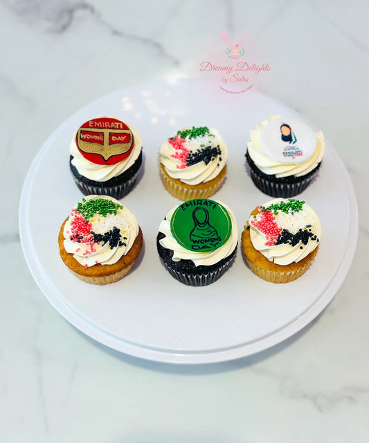 Emirati Women's Day Cupcakes