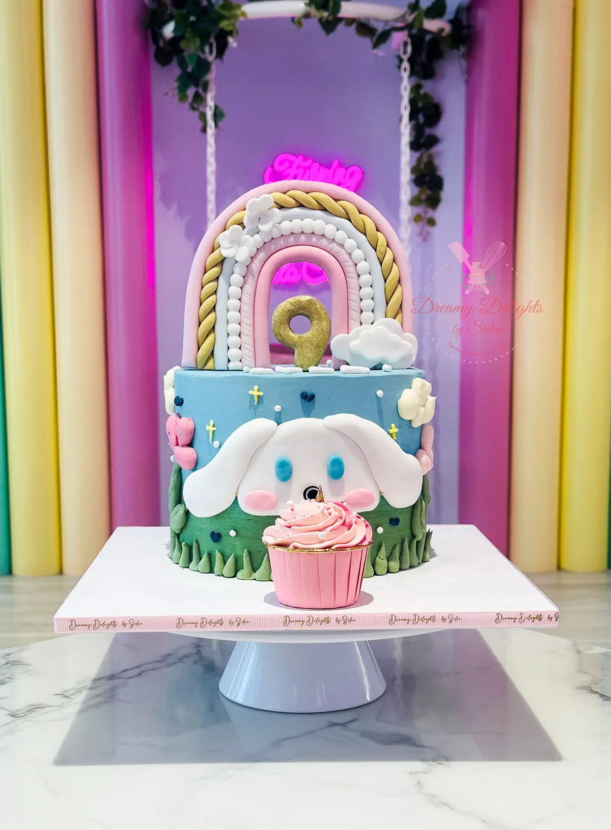 Cinnamoroll Candle Blowout Cake