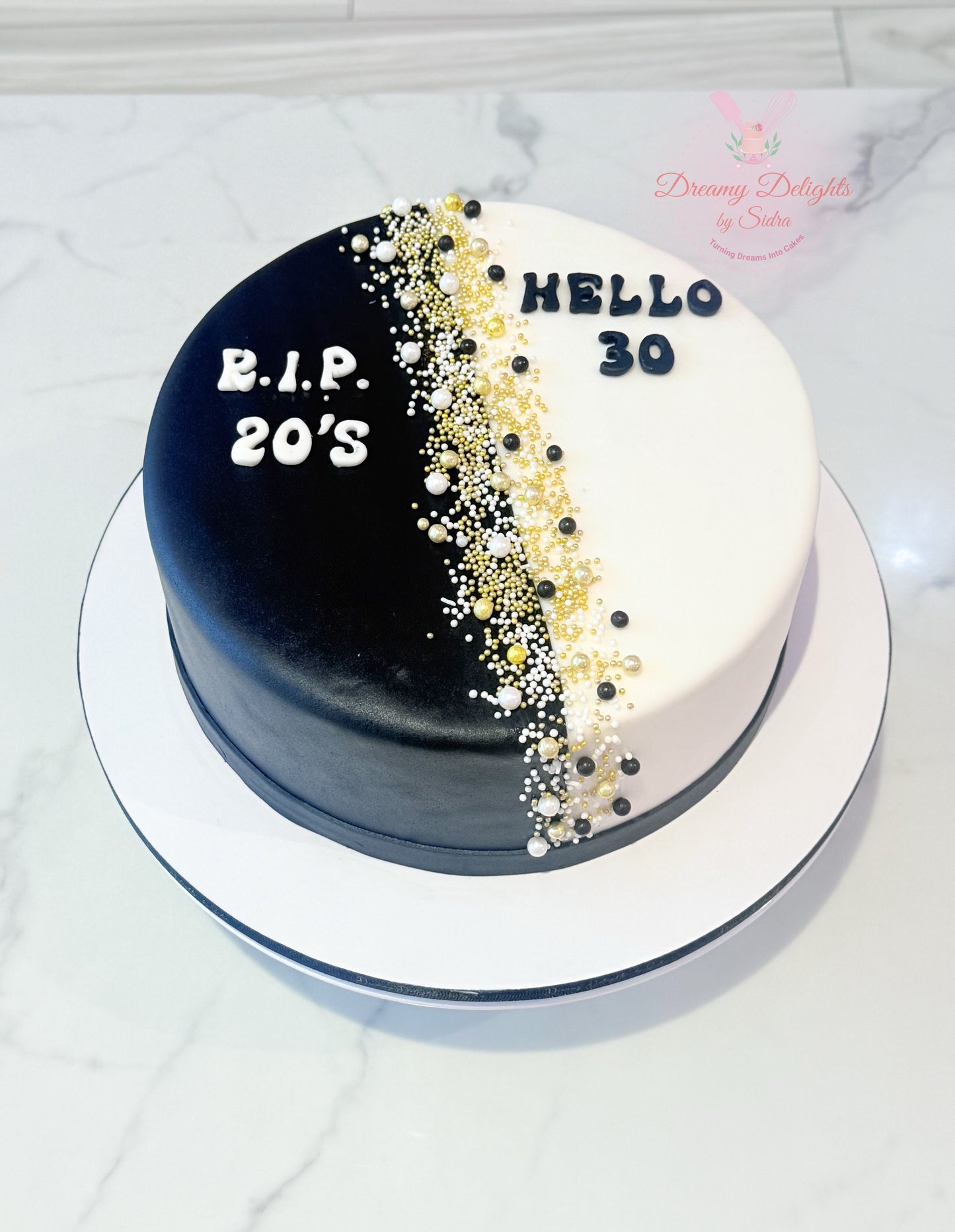 RIP 20s Hello 30s Cake