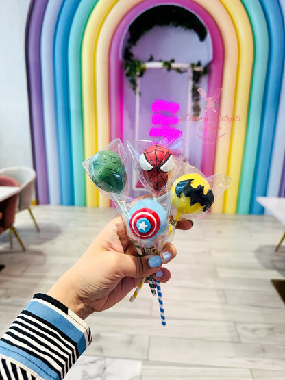 Superhero Cakepops