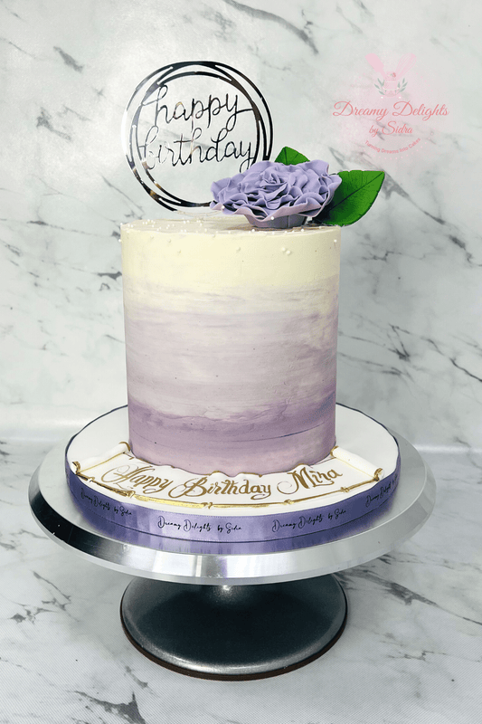 Ombré Flower Cake