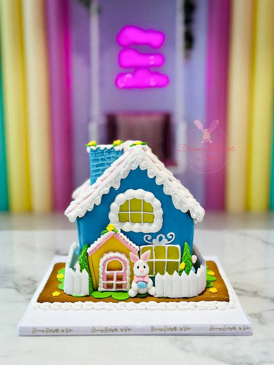 Easter Bunny Ginger Bread House