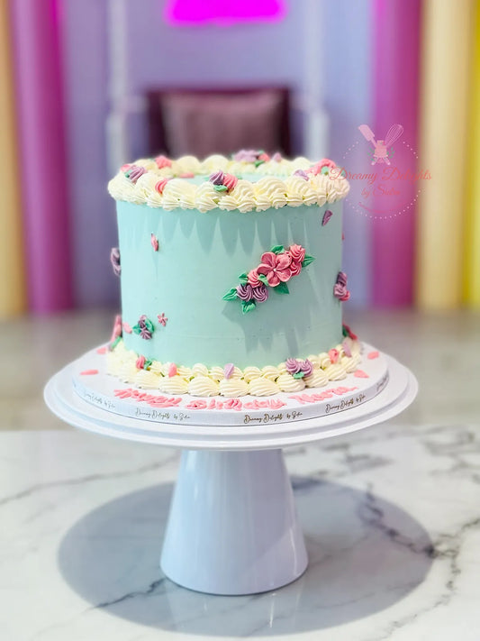 Floral Buttercream cake