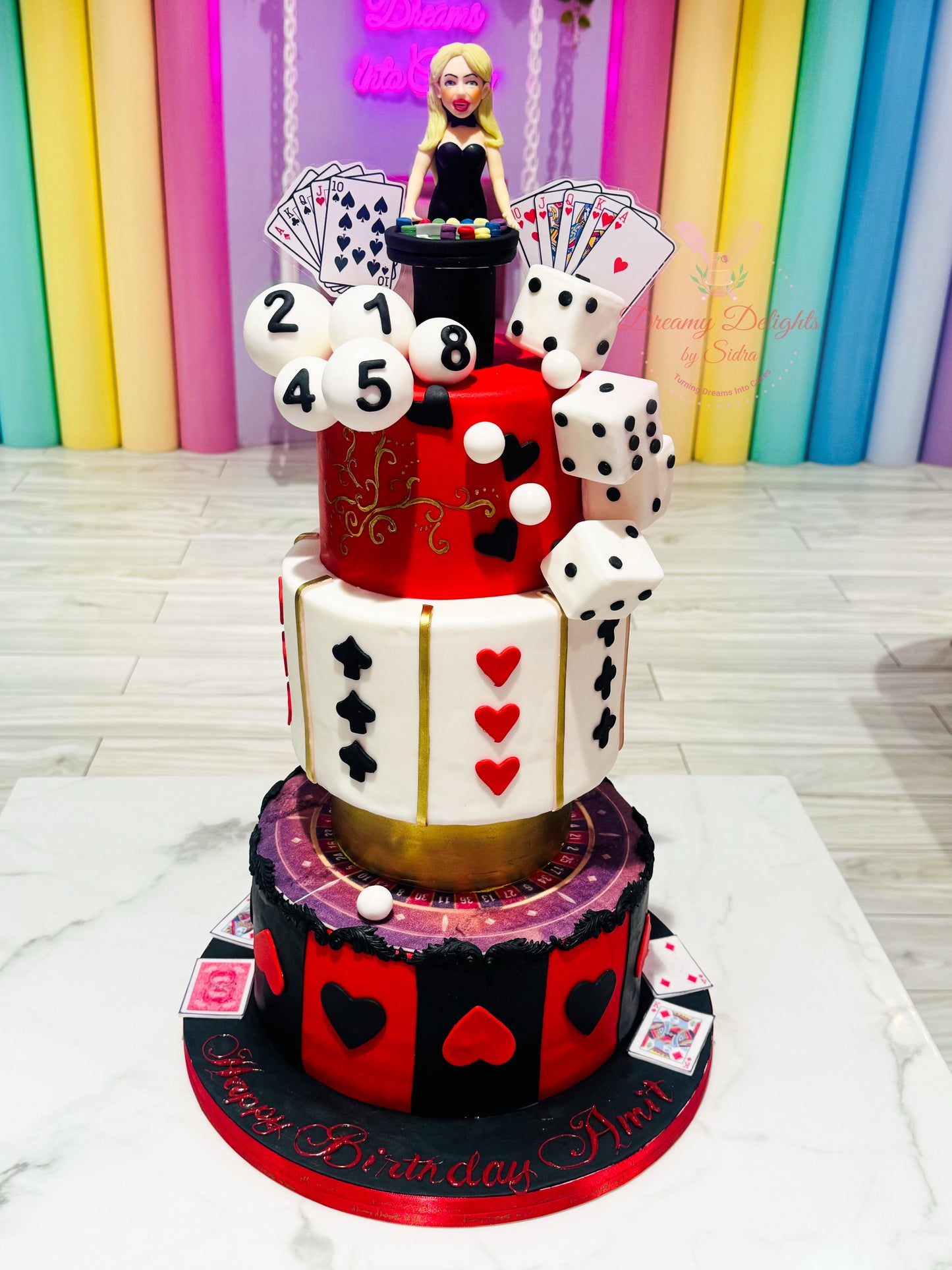 Casino Lady Cake