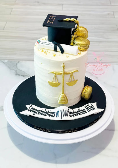 Law Graduation Cake