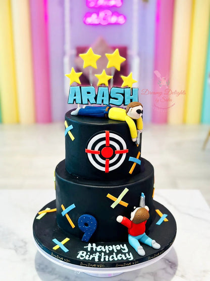 Laser Tag Cake 3