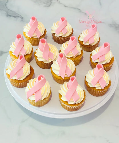 Breast Cancer Awareness Cupcakes