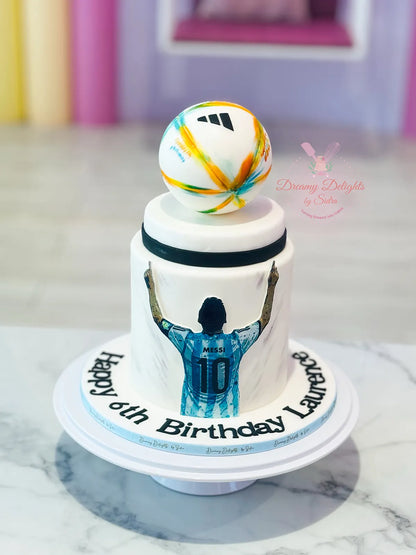 Messi Football Cake