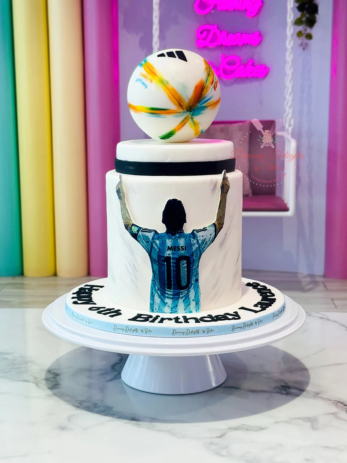 Messi Football Cake