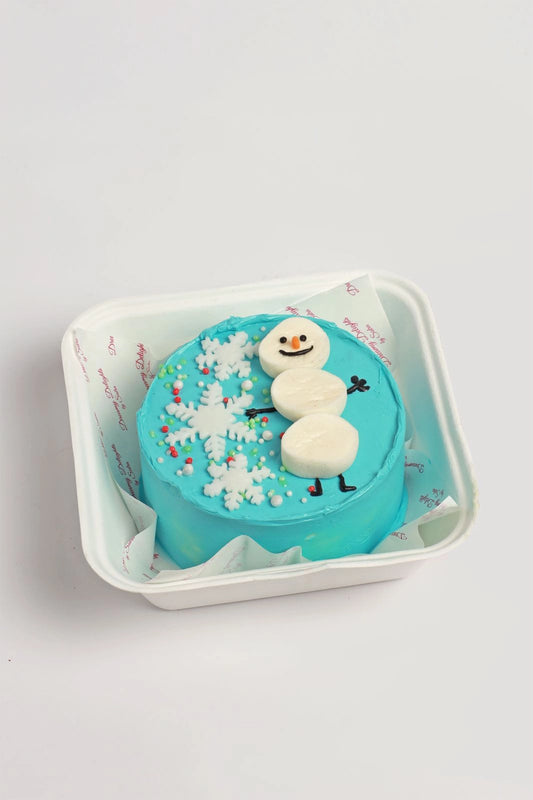 Snowman Bento Cake