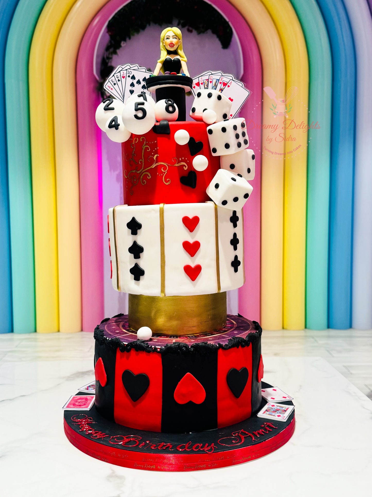 Casino Lady Cake