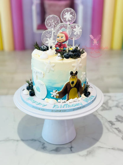 Masha & the Bear Cake 2