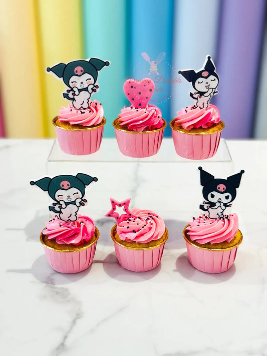 Kuromi Cupcakes