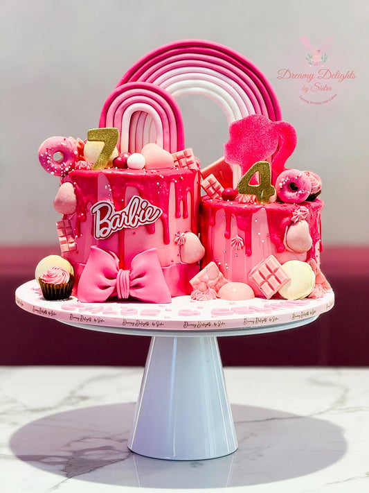 Connecting Barbie Cake