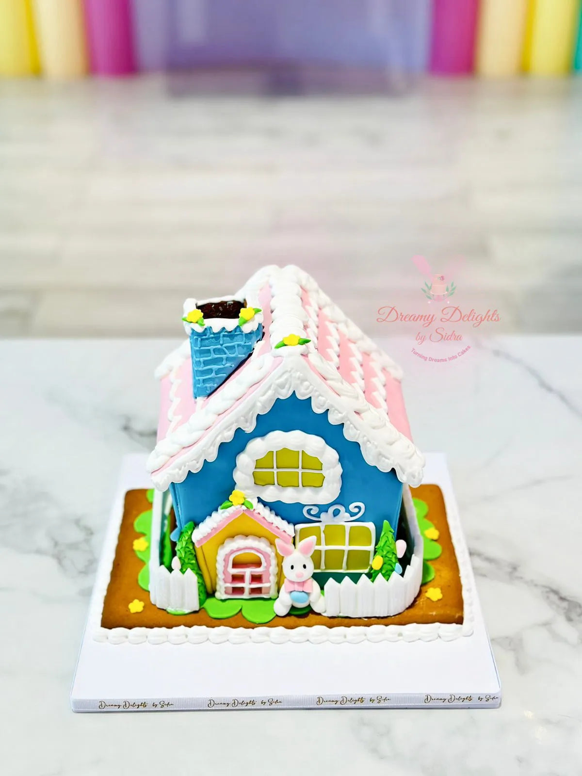 Easter Bunny Ginger Bread House