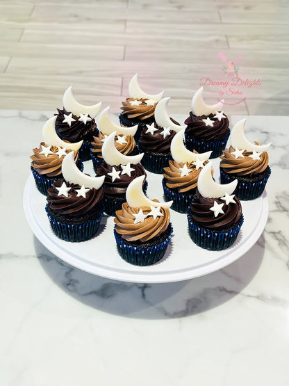 Moon Star Cupcakes