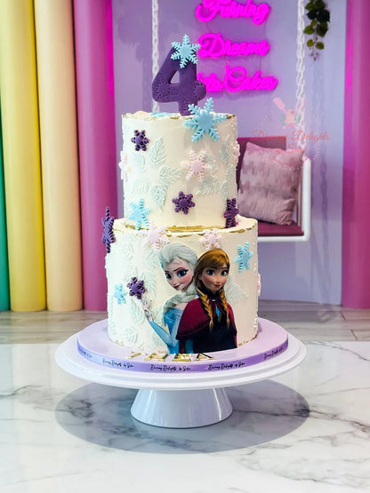 Elsa Anna Cake 3