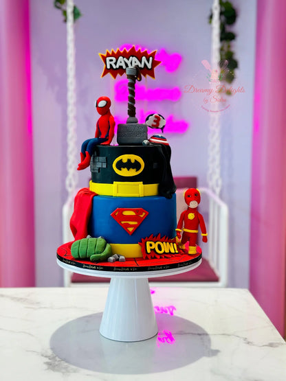 Super Hero Cake 6