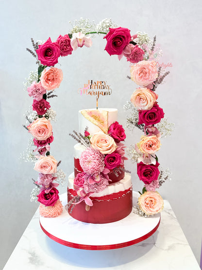 Flower Arch Cake