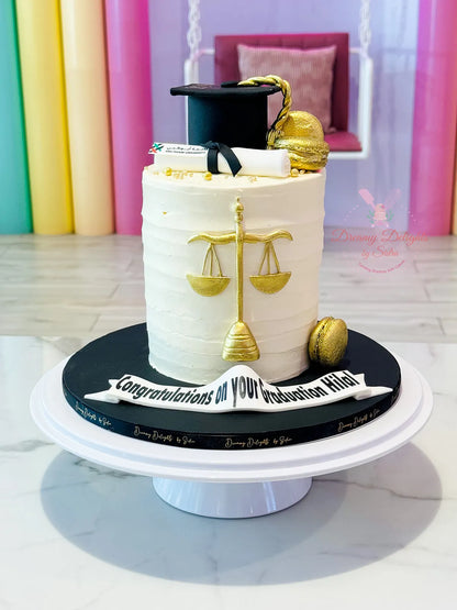 Law Graduation Cake