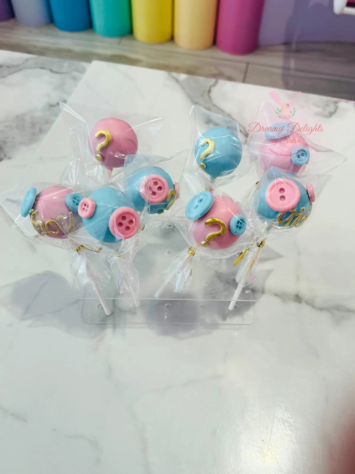 Boy or Girl Cakepops: Fun Gender Reveal Treats!