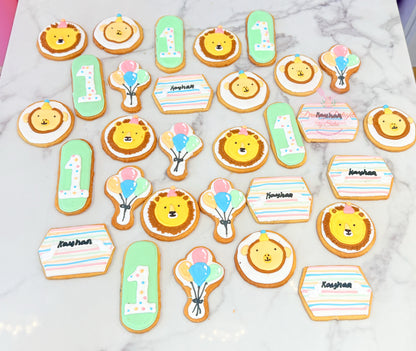 Adorable Animal Faces Cookies