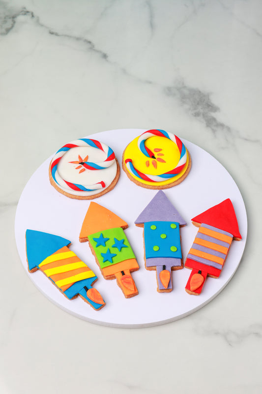 Rocket Diwali Cookies