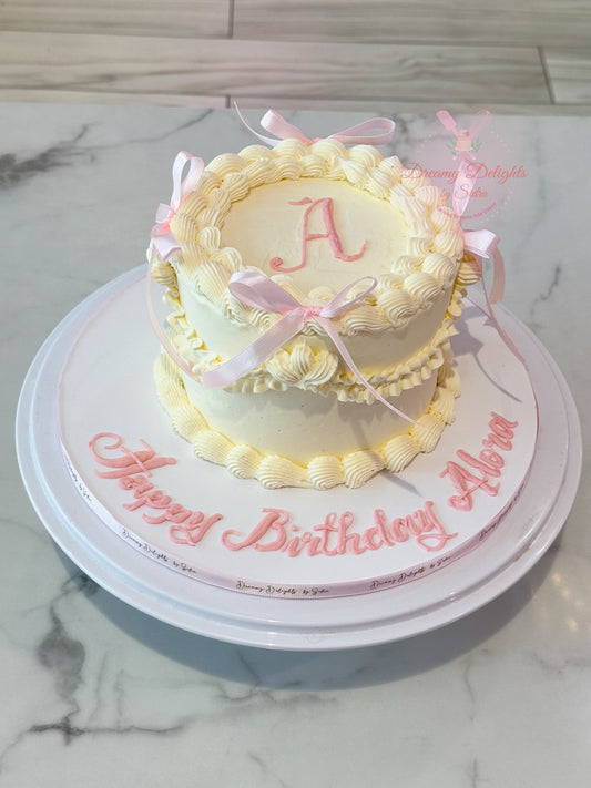 Ribbon Vintage Cake