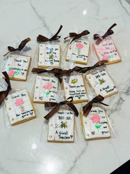 Thank you Teacher Cookies
