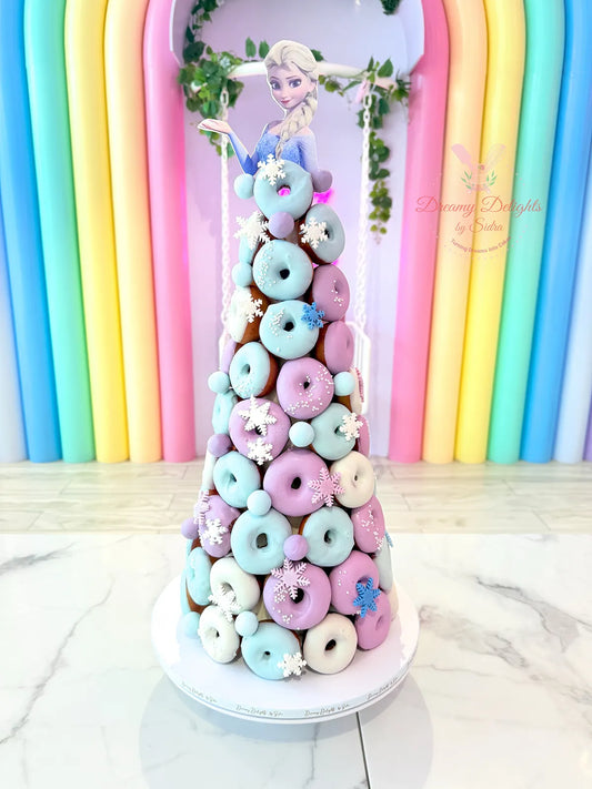 Elsa Donut Tower