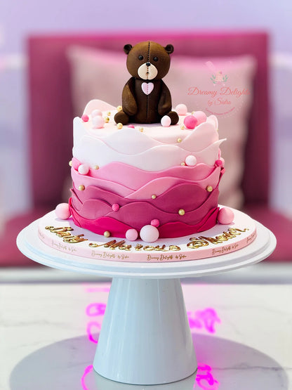 Teddy Baby Shower Cake 2