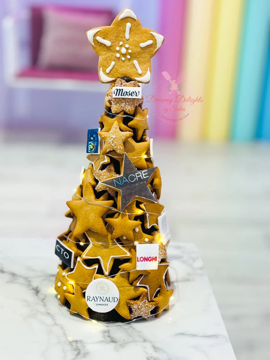 Star Ginger Bread Cookie towers