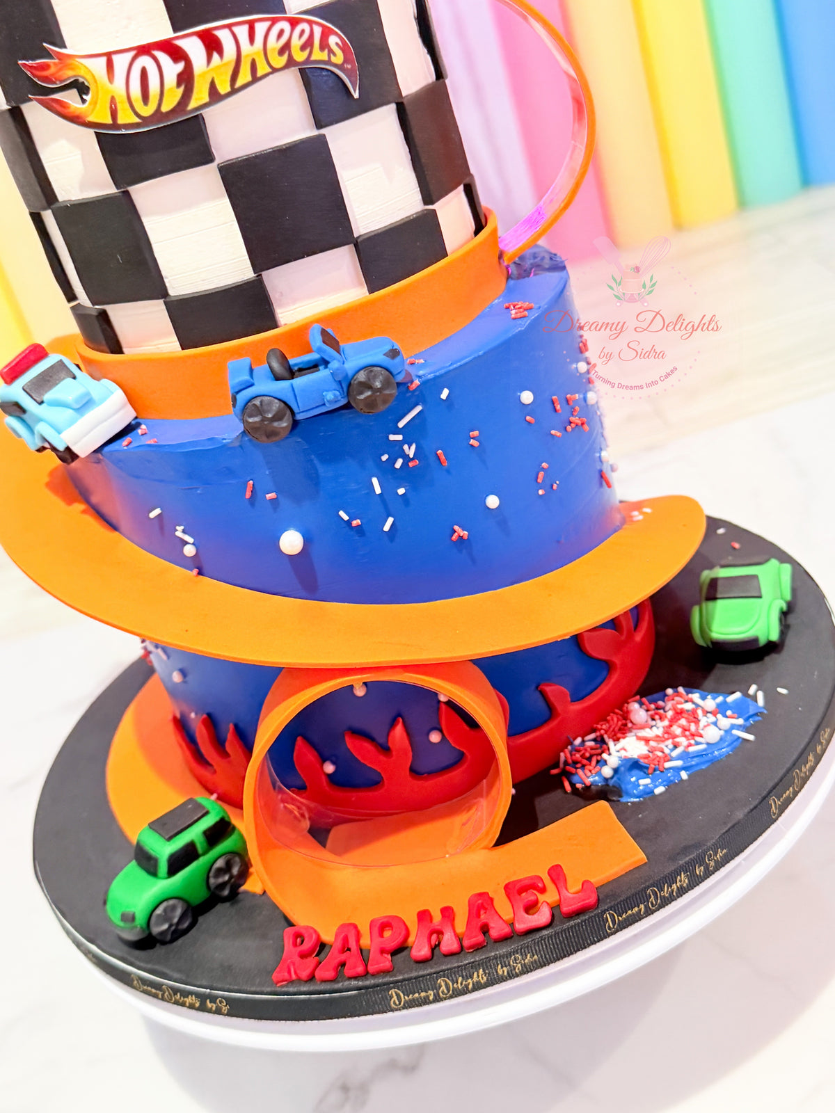 Hot Wheels Birthday Cake