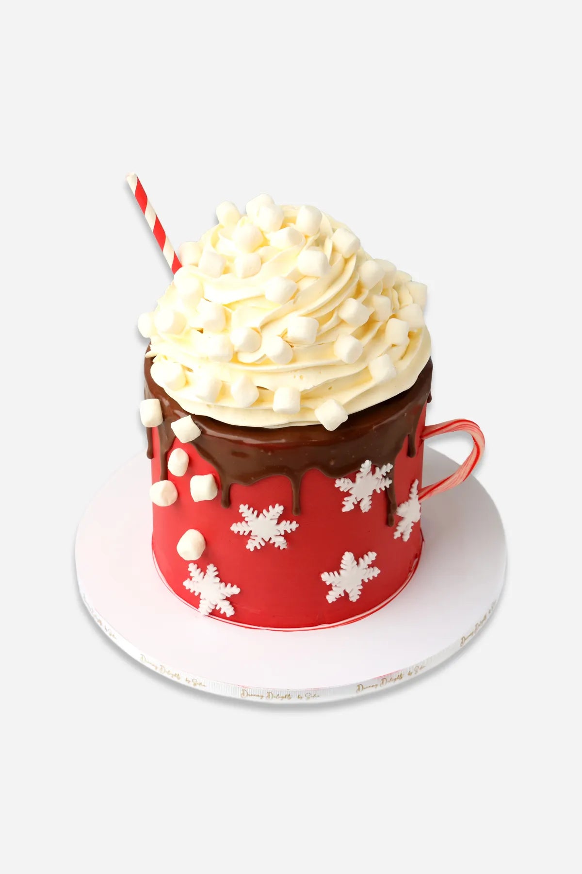 Christmas Hot Chocolate Cup Cake