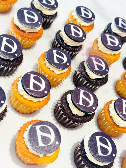 Corporate Logo Mini Cupcakes