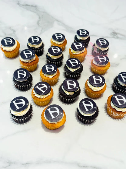 Corporate Logo Mini Cupcakes