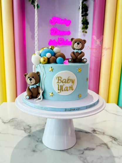 Teddy Baby Shower Cake 3