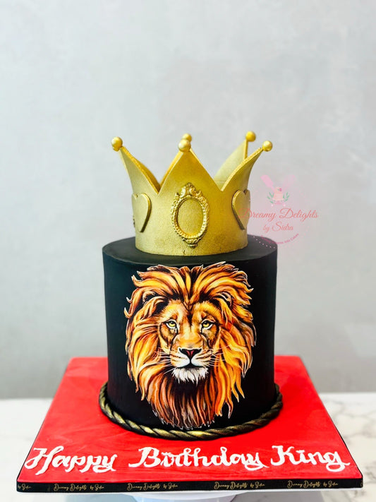 Lion Crown Cake
