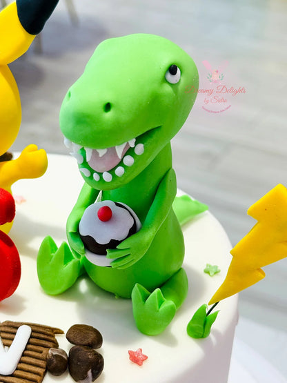 Pokemon Dino Cake