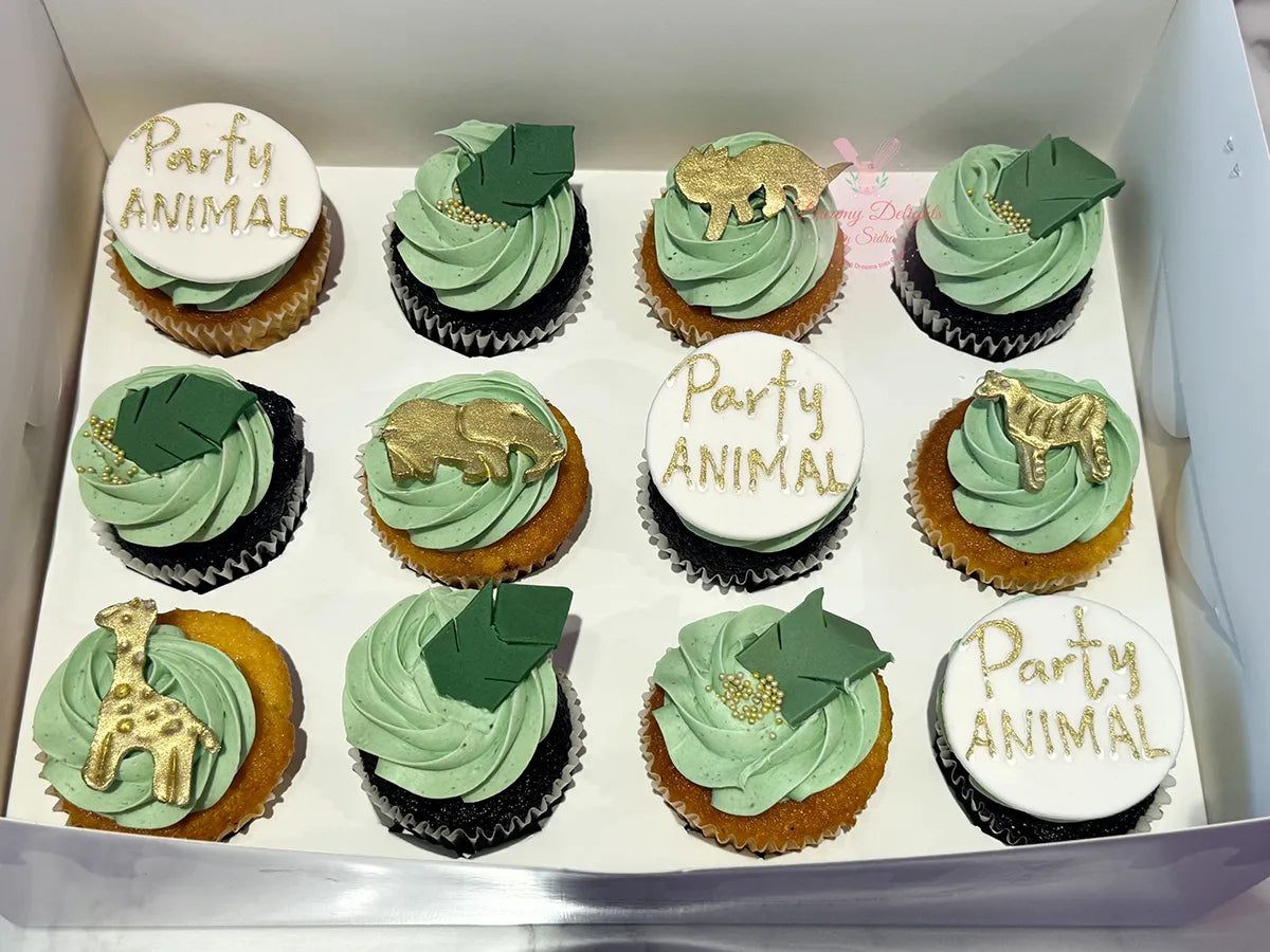 Jungle Safari Cupcakes