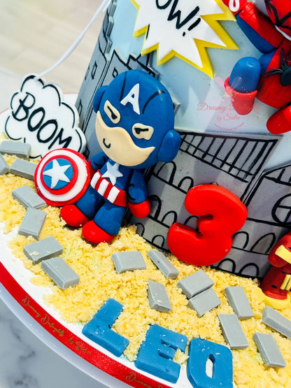 Super Hero Cake 9