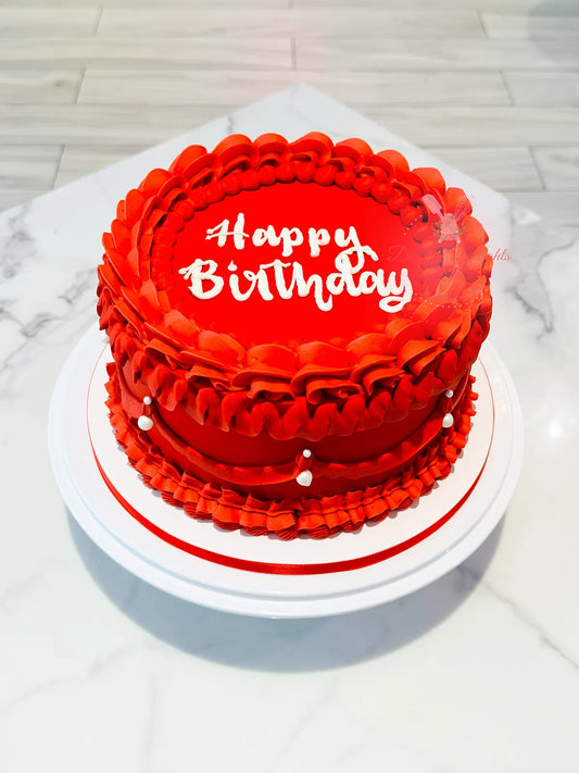 Red Vintage Cake