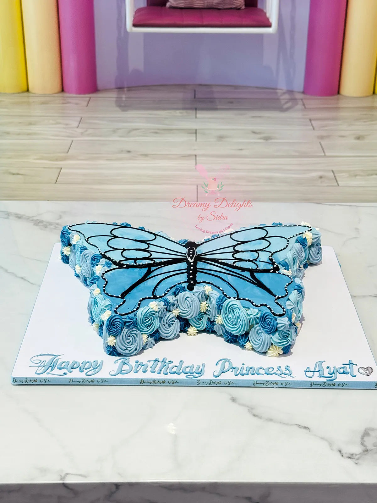 Butterfly Shape Cake