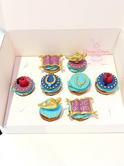 Aladdin Lamp Cupcakes