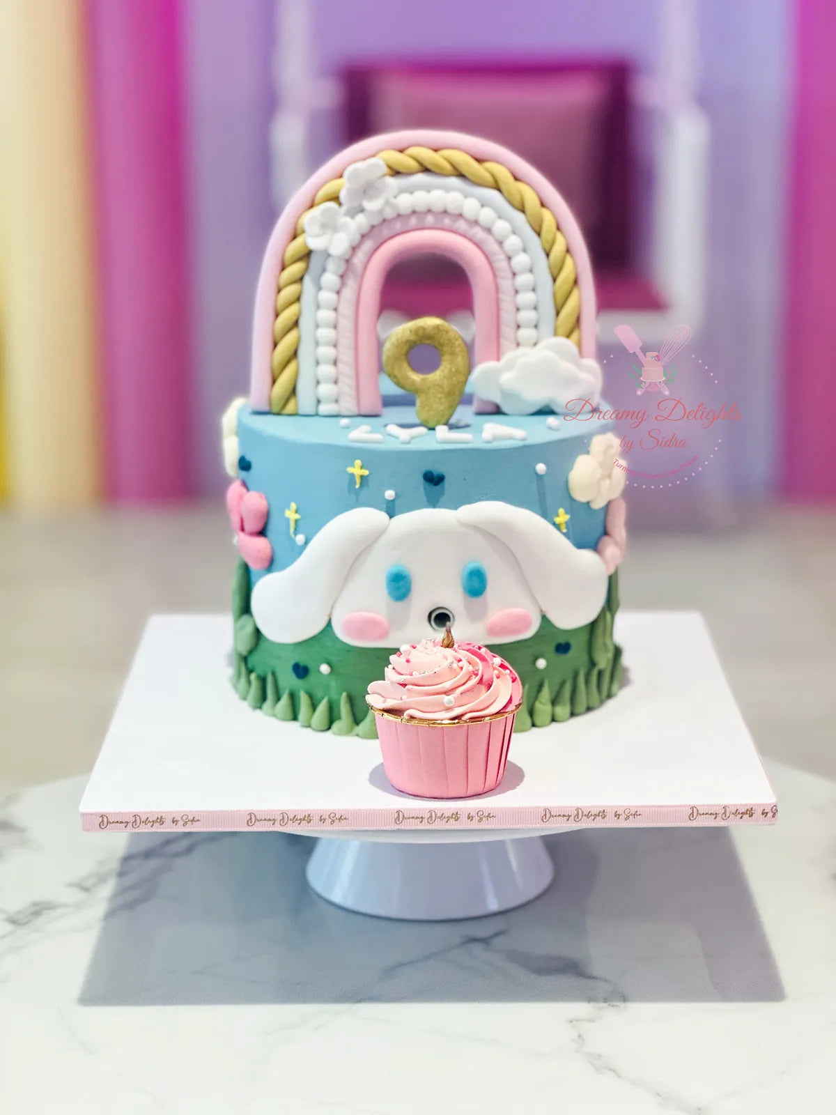 Cinnamoroll Candle Blowout Cake