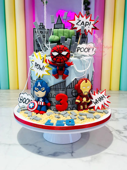 Super Hero Cake 9