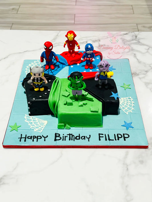 Super Hero Cake 8